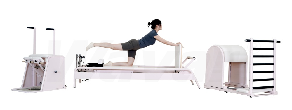 Nouveau réformateur en acier avec barre de pied intégrée