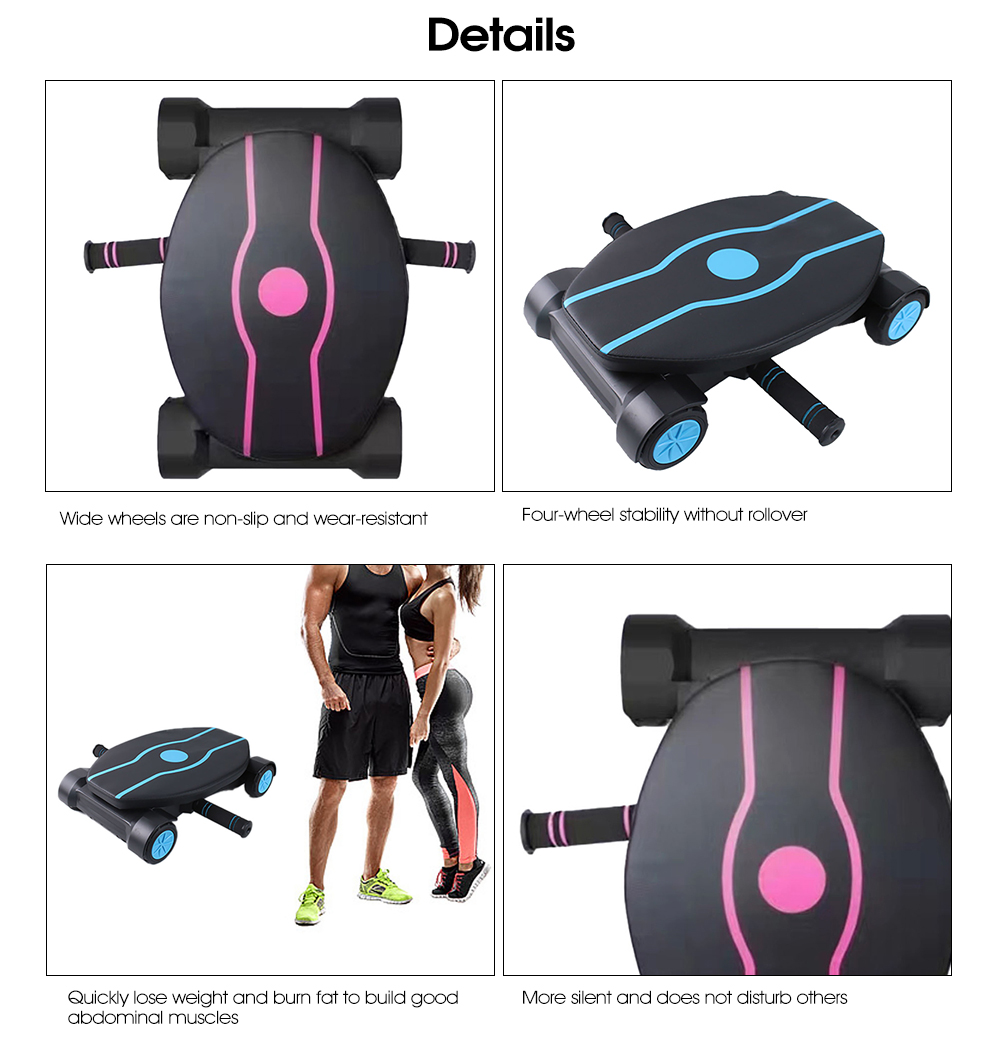 Roue abdominale à quatre roues