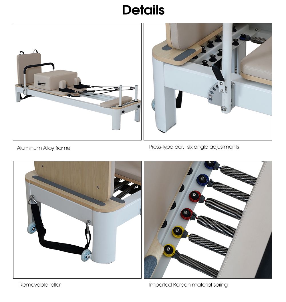 Studio Aluminium Alloy Pilates Reformation Machine 4.0