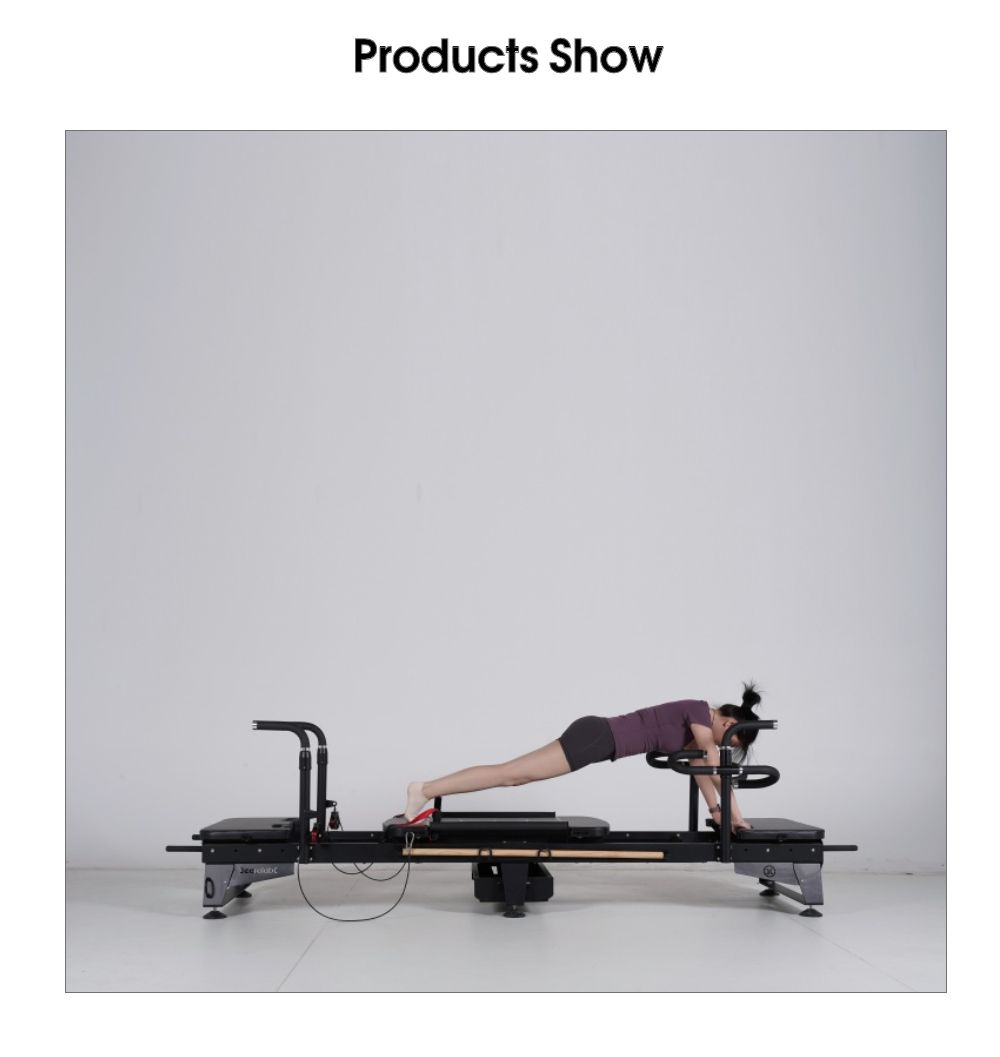 Machine de réformatrice de Pilates avec des poignées rotatives Machine de réformatrice de Pilates avec des poignées rotatives