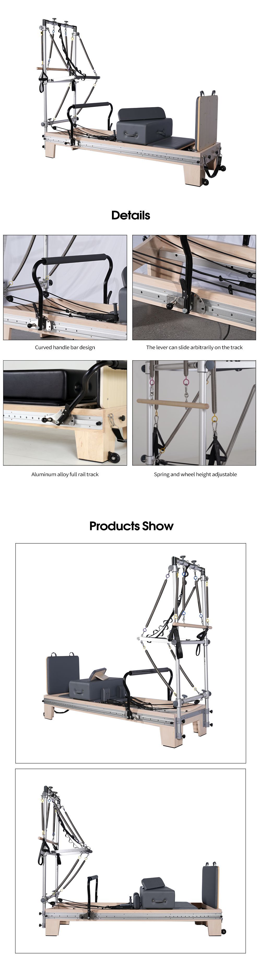 Maple Full Track Reformer Pilates Tower à bon prix